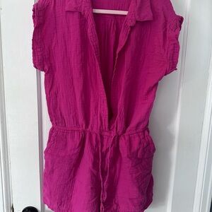Old Navy Fuchsia Women's Romper